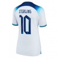 England Raheem Sterling #10 Fußballbekleidung Heimtrikot Damen WM 2022 Kurzarm